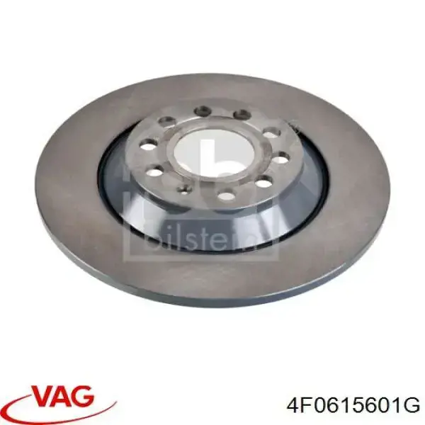 Купити 4F0615601G VAG Диск заднього гальма