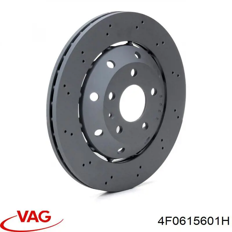 Задні дискові гальма VAG 4F0615601H ціна, від 450.23 USD