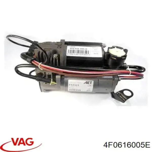 Компресор пневмопідкачкою (амортизаторів) VAG 4F0616005E ціна, від 252.63 USD