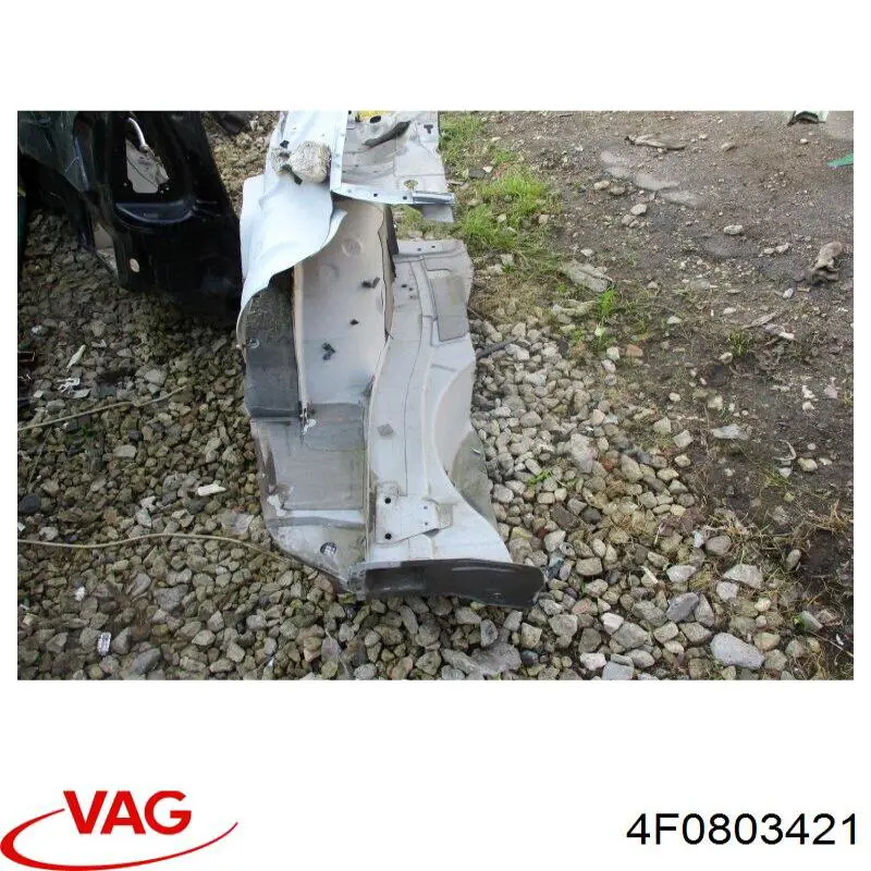 4F0803421 VAG Арка крила заднього лівого