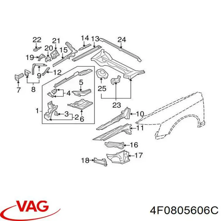 4F0805606C VAG 