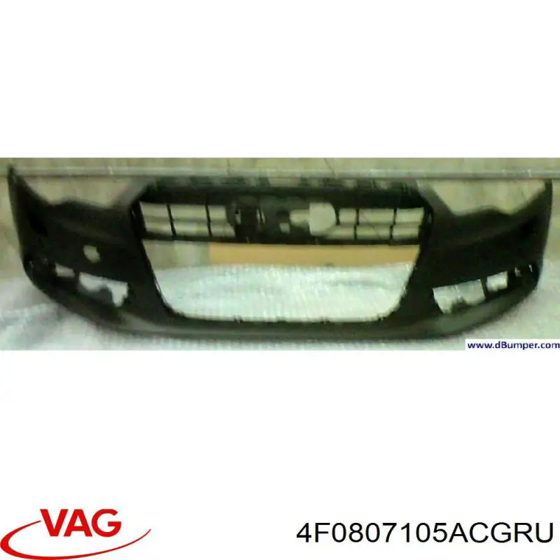 4F0807105ACGRU VAG Бампер передній в зборі