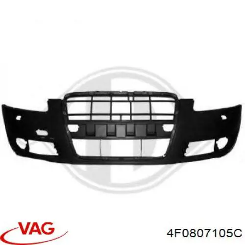 Бампер передній VAG 4F0807105C