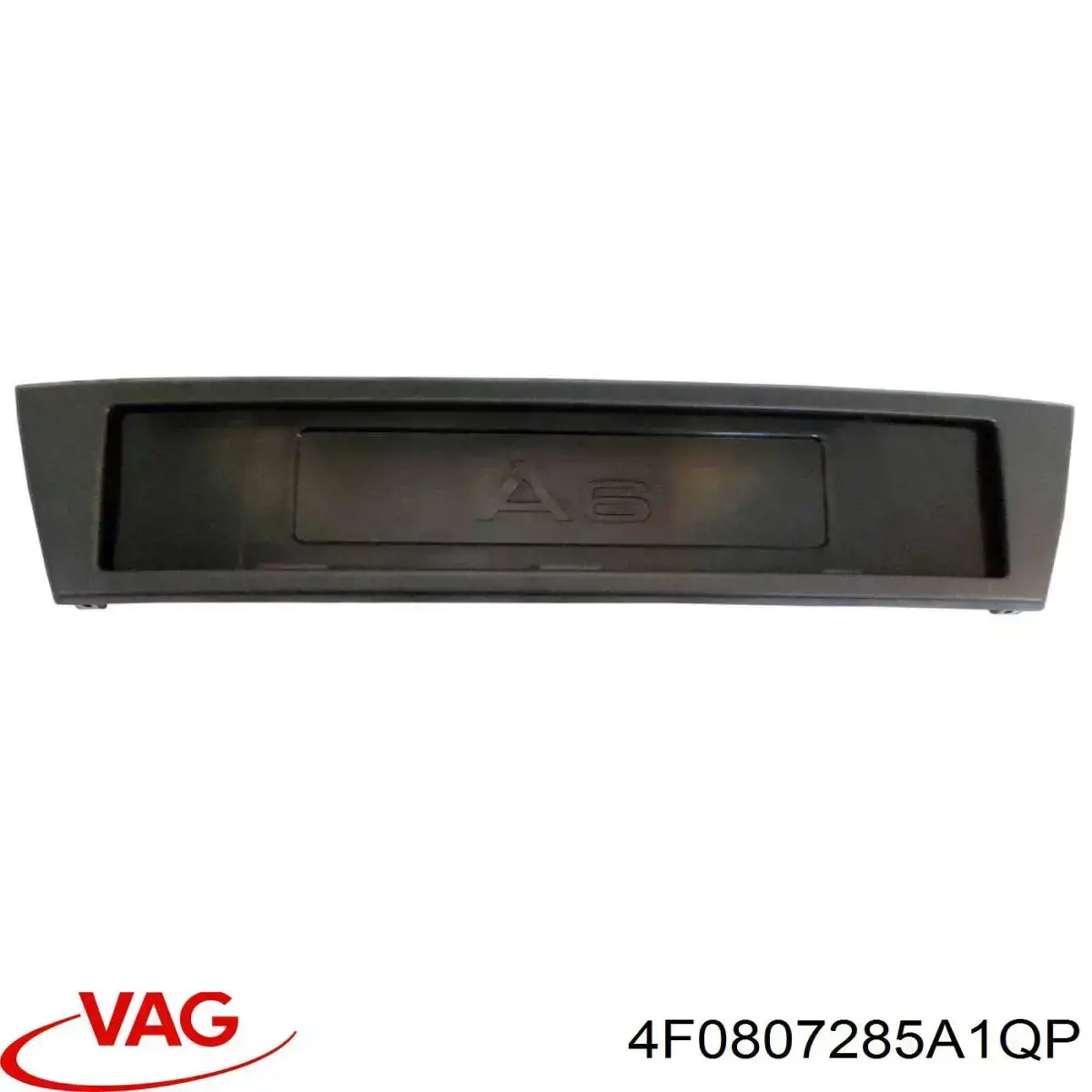 4F0807285A1QP VAG Панель кріплення номерного знака, переднього