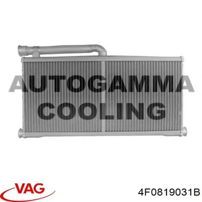 Радіатор пічки 4F0819031B VAG