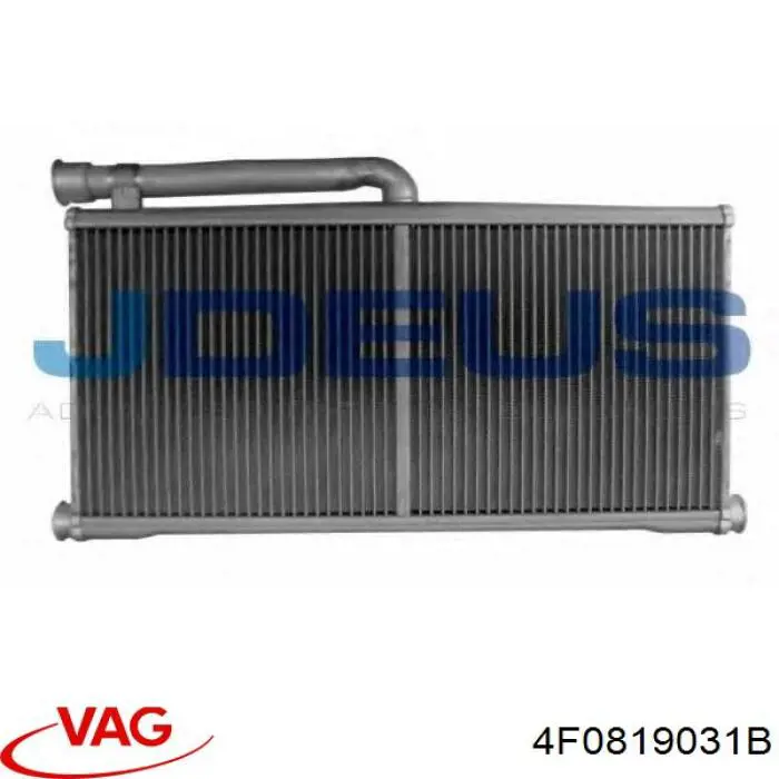 4F0819031B VAG радіатор пічки (обігрівача)