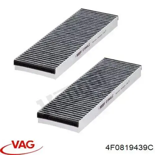 Фільтр салону 4F0819439C VAG
