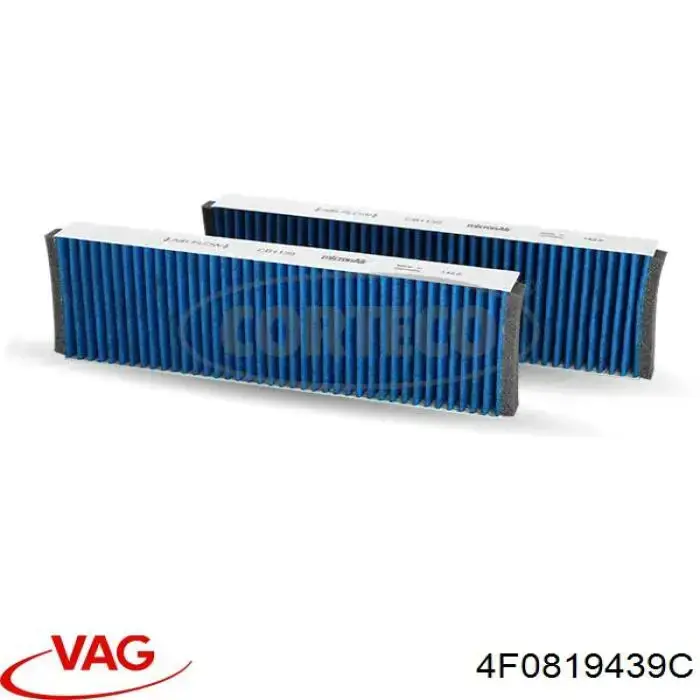 4F0819439C VAG Внутрішньосалонний фільтр