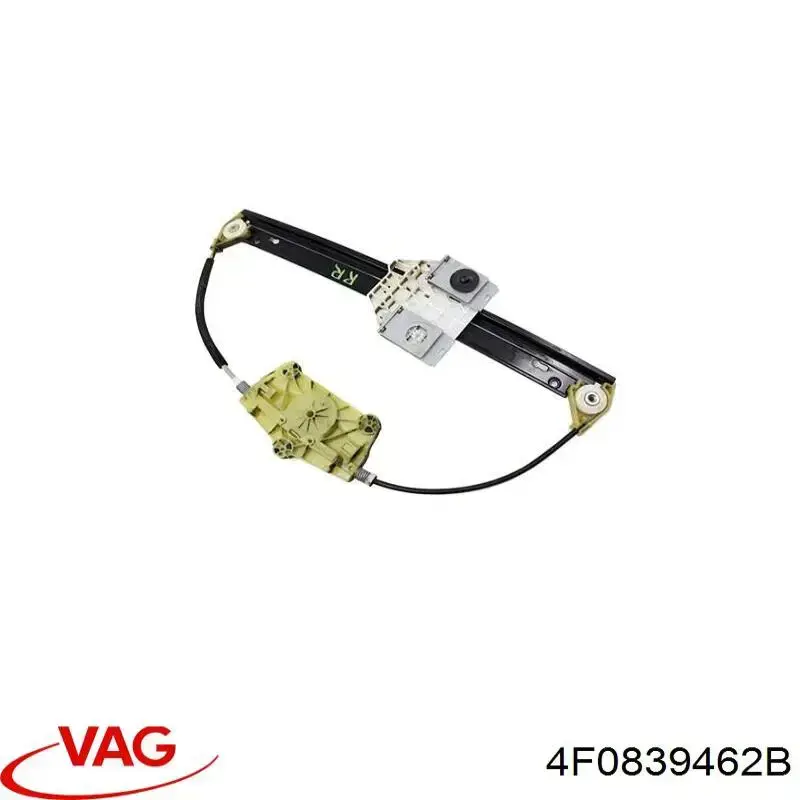 Купити 4F0839462B VAG Механізм склопідіймача двері задньої, правої