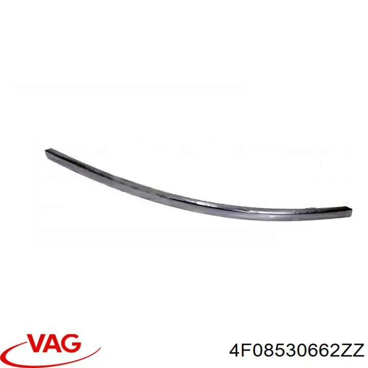 4F08530662ZZ VAG Молдинг переднього бампера, правий