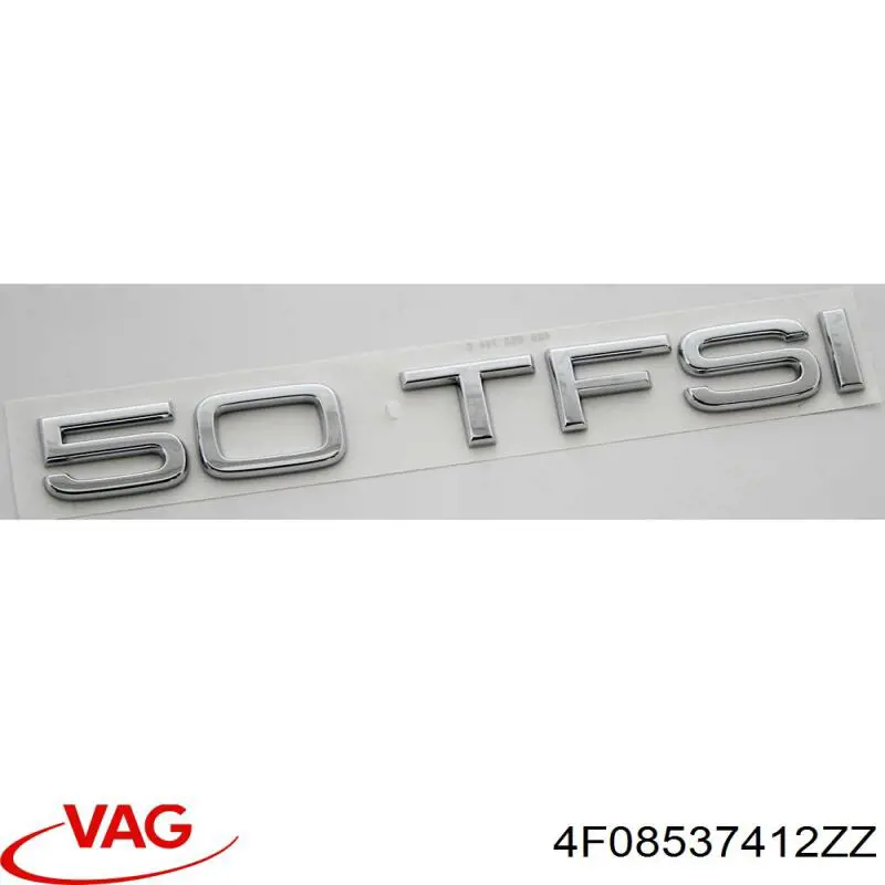 Фірмовий значок на кришку багажника Audi A6 C7