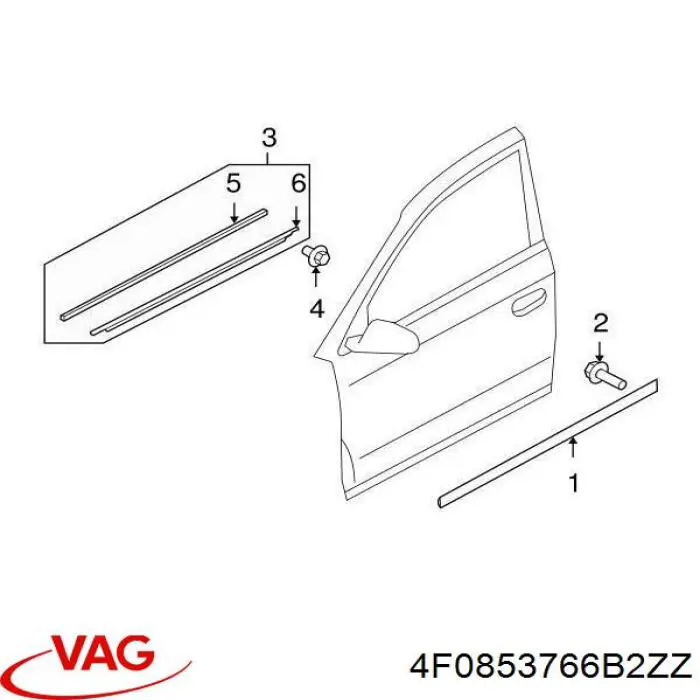  VAG 4F0853766B2ZZ ціна, від 19.44 USD