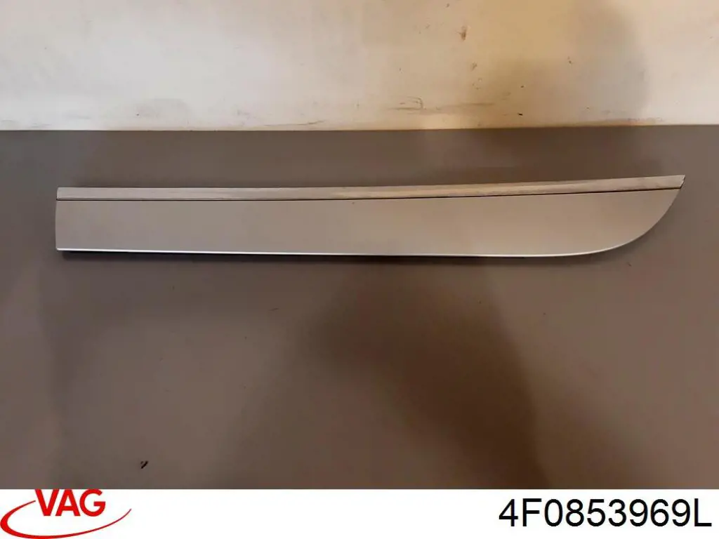 Купити 4F0853969L VAG Молдинг задніх лівих дверей