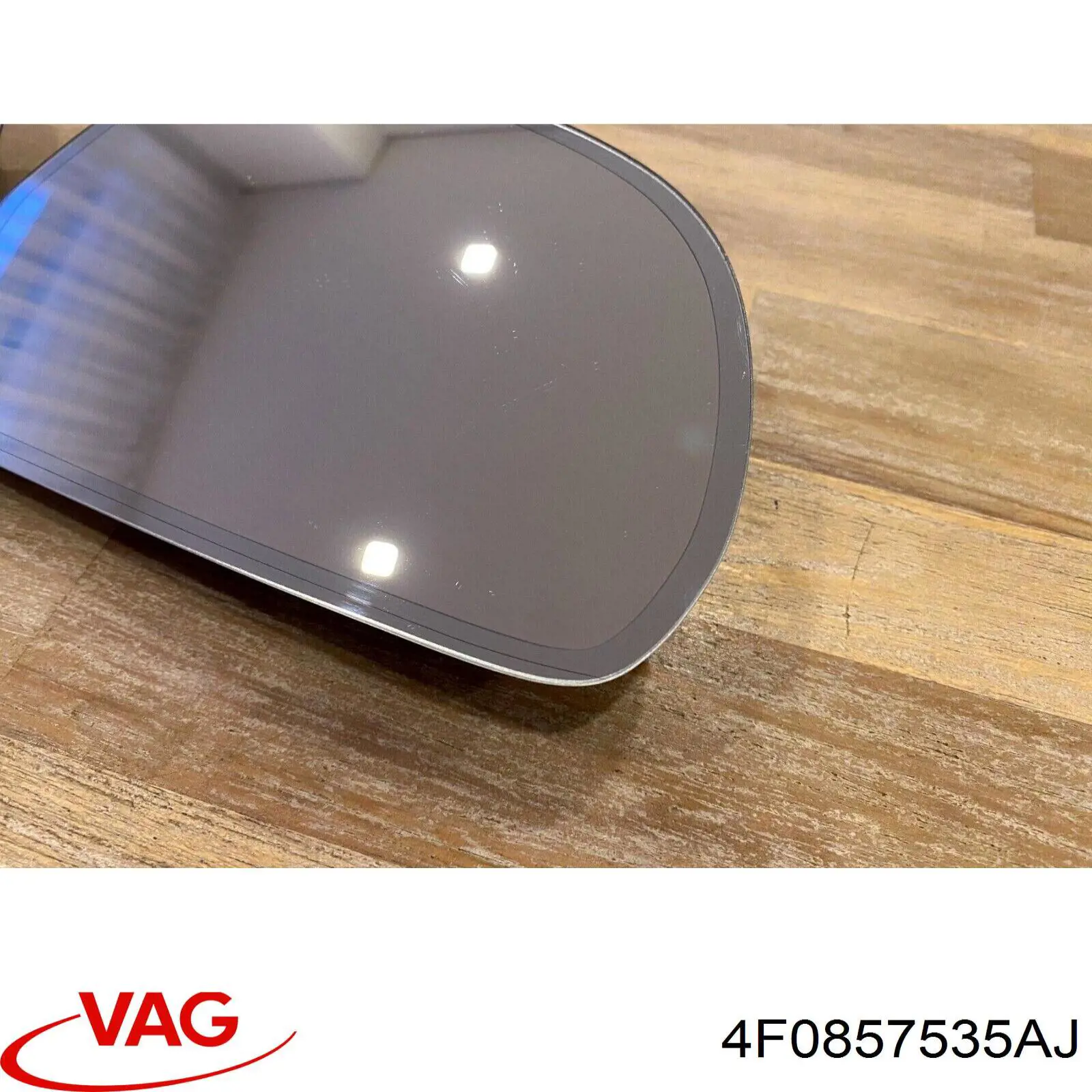 Дзеркальний елемент дзеркала заднього виду, лівого 4F0857535AJ VAG