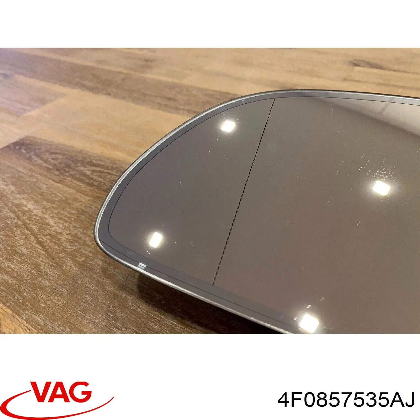 Скло дзеркала заднього виду, лівого VAG 4F0857535AJ