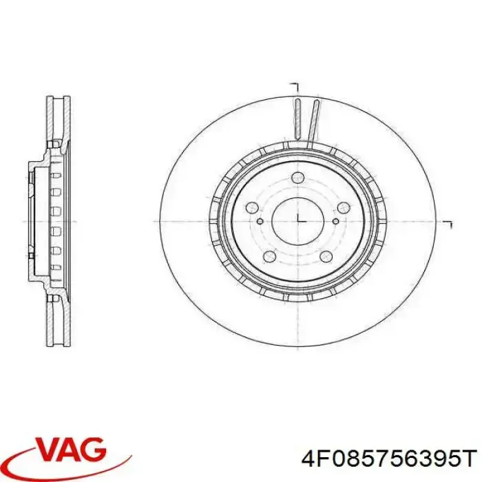  VAG 4F085756395T ціна, від 1.16 USD