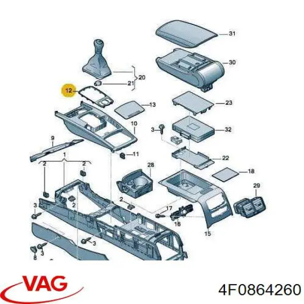 4F0864260 VAG 