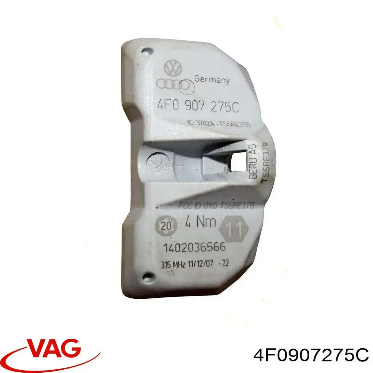 4F0907275C VAG датчик тиску повітря в шинах