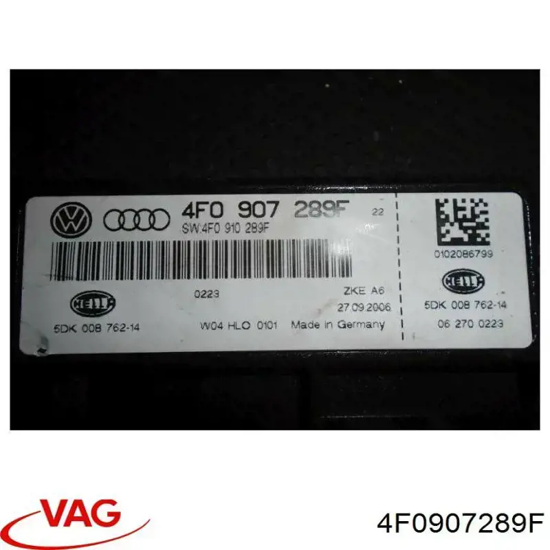  VAG 4F0907289F ціна, від 13.94 USD