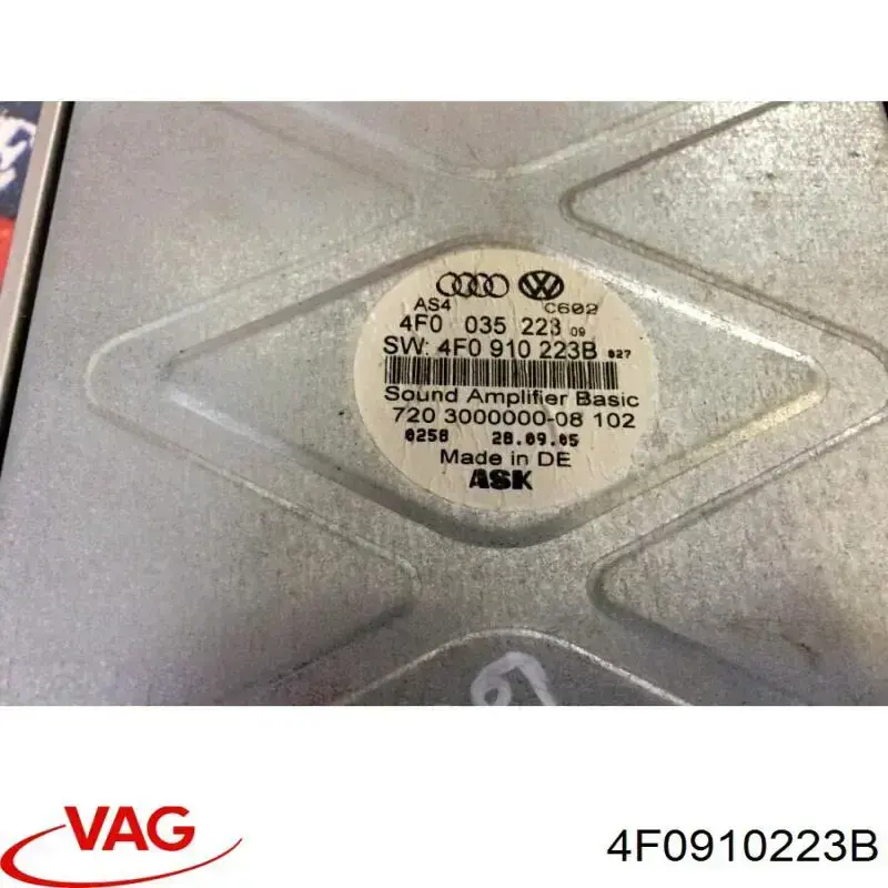 4F0910223B VAG Підсилювач звуку аудіосистеми
