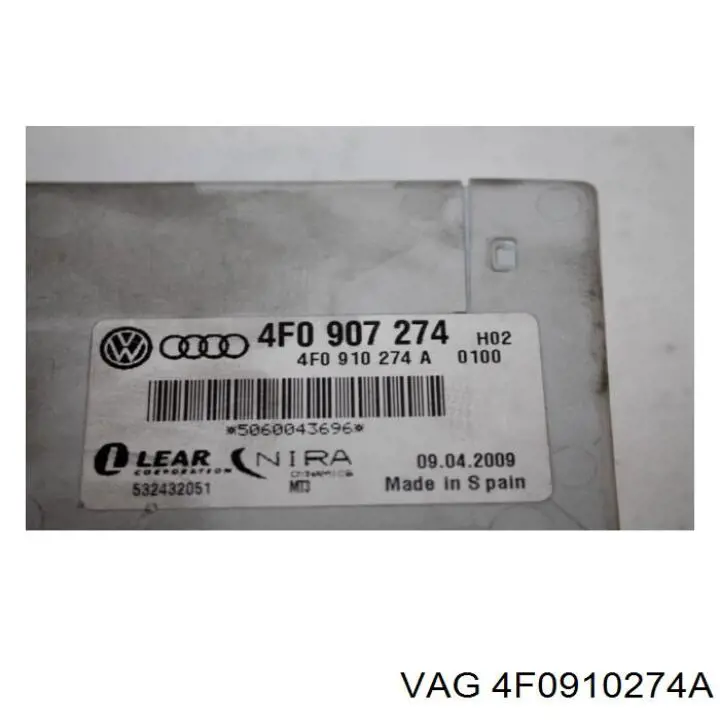  4F0910274A VAG