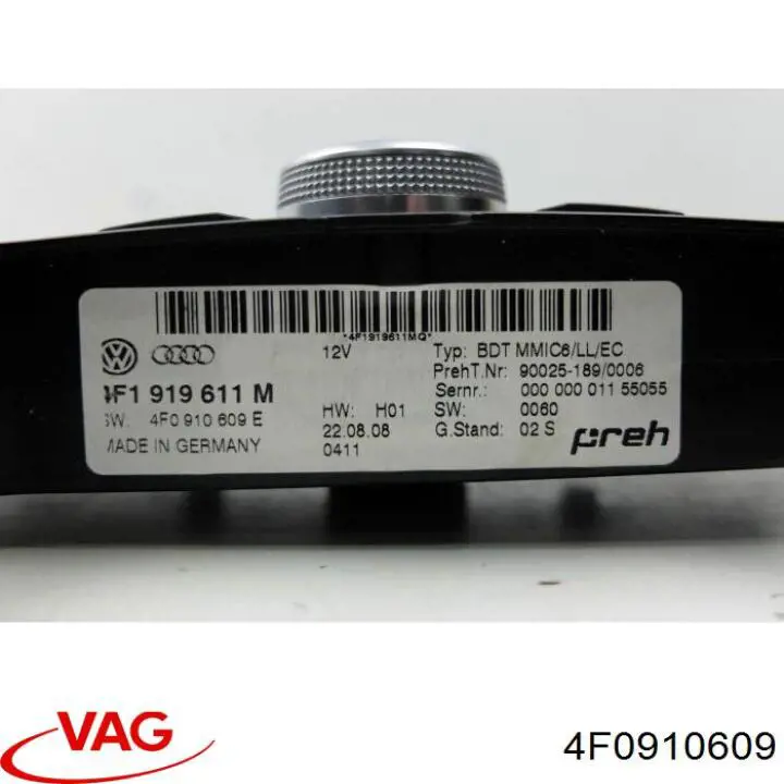 VAG 4F0910609 ціна, від 63.34 USD