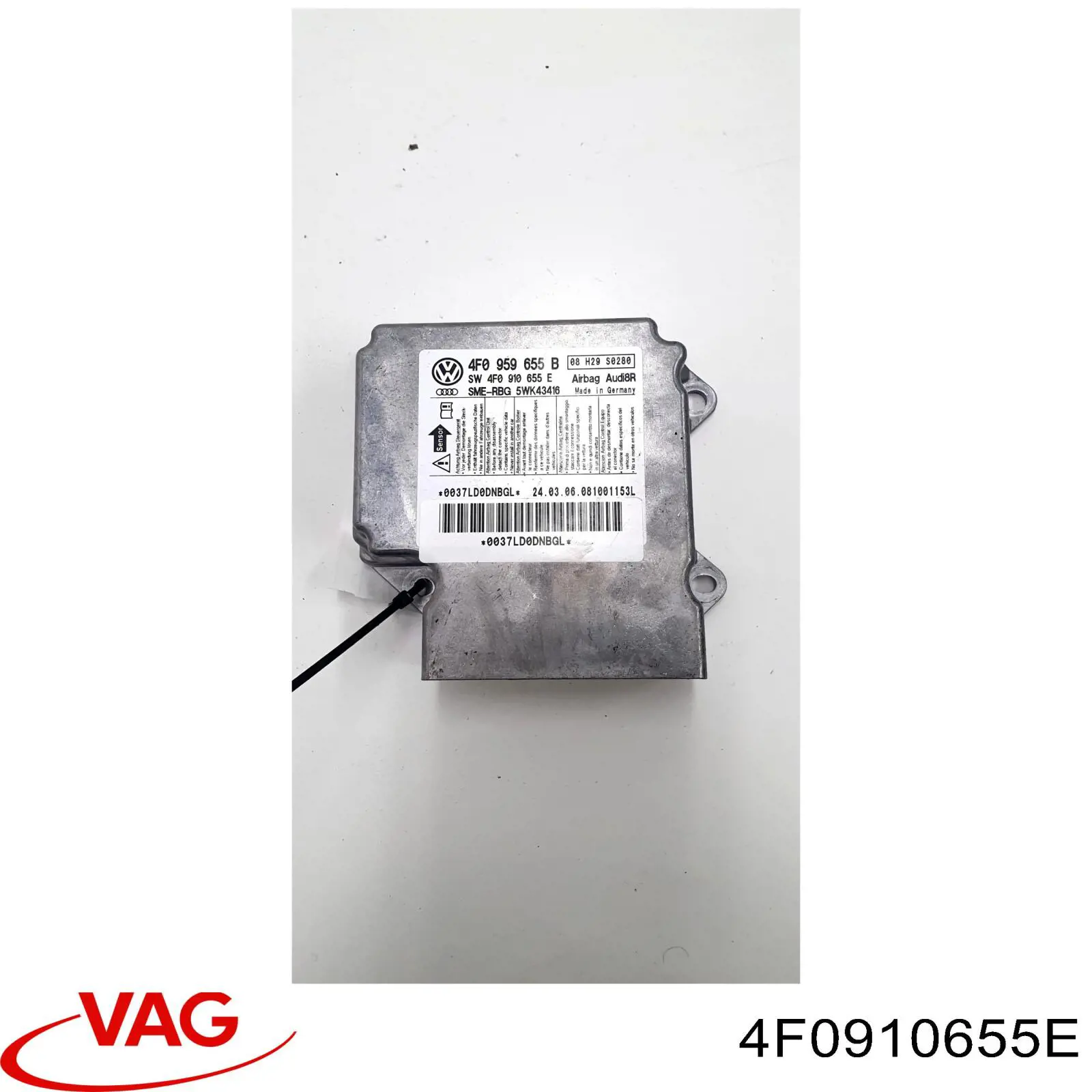 Модуль-процесор керування подушки безпеки VAG 4F0910655E ціна, від 3.70 USD