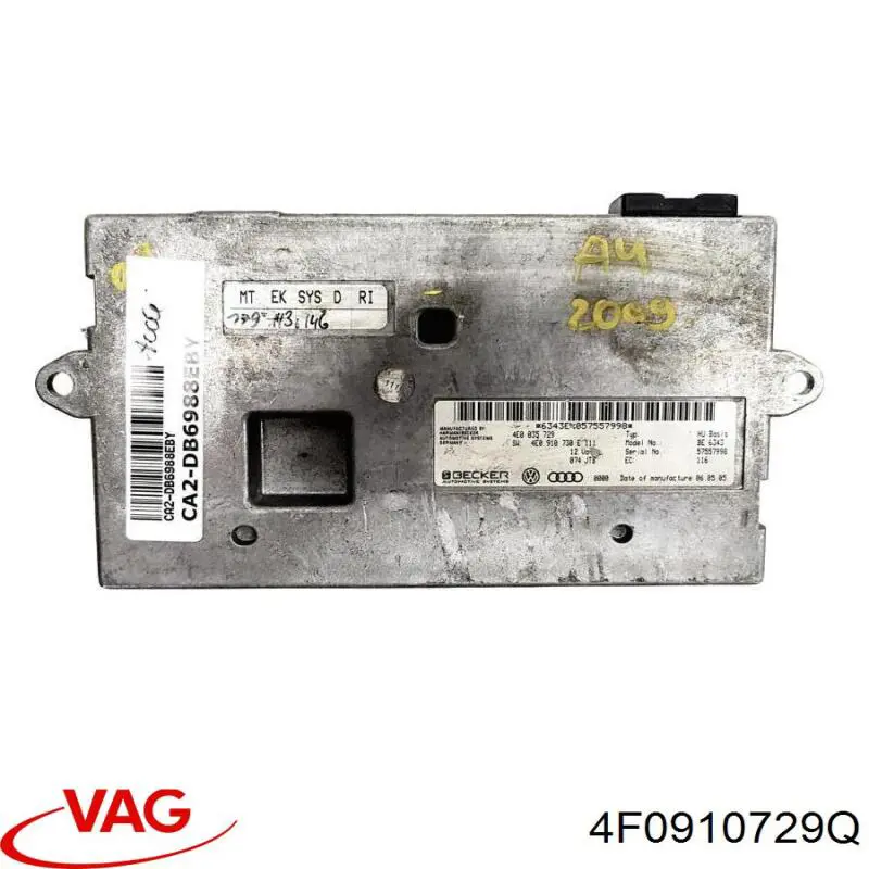 Купити 4F0910729Q VAG Блок керування Bluetooth