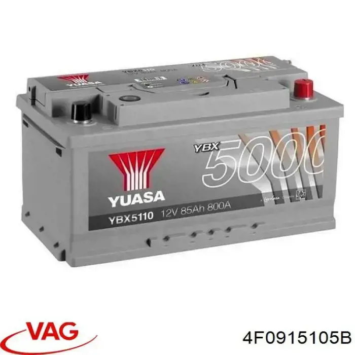 Батарея акумуляторна VAG 4F0915105B ціна, від 139.70 USD
