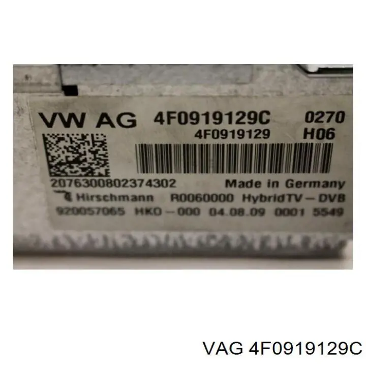  VAG 4F0919129C ціна, від 147.36 USD