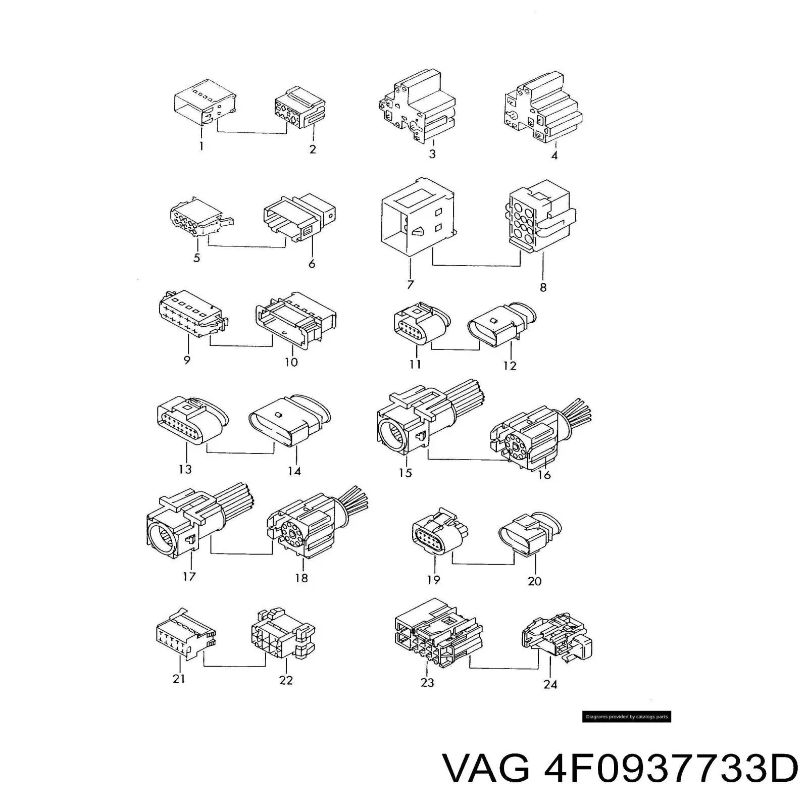  VAG 4F0937733D ціна, від 3.80 USD