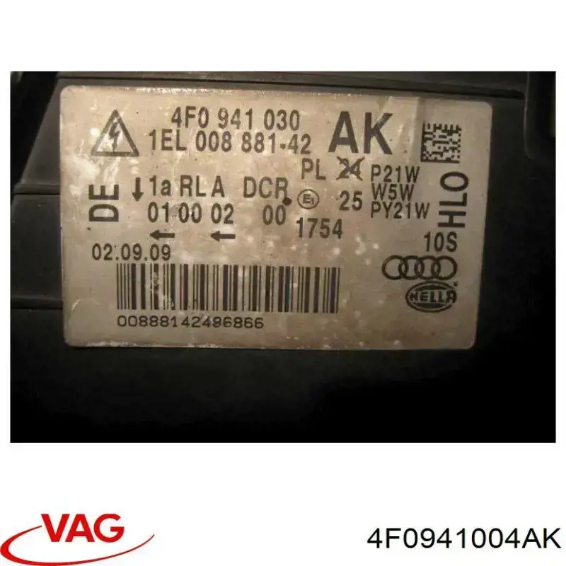  VAG 4F0941004AK ціна, від 38.01 USD