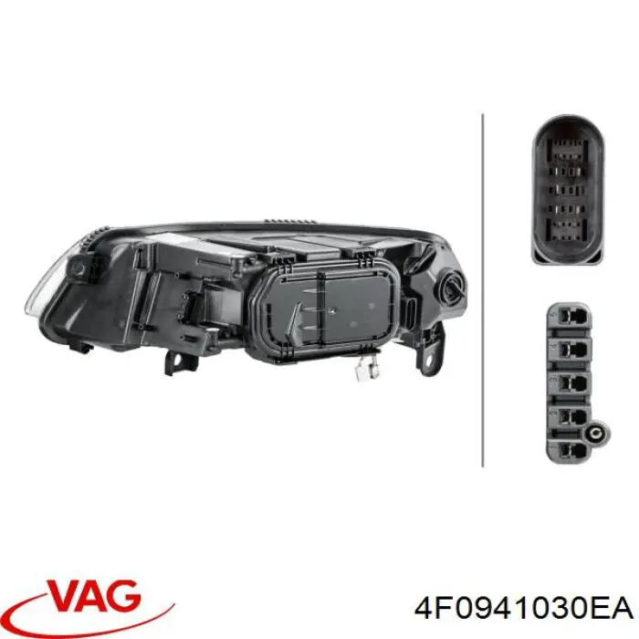Фара права 4F0941030EA VAG
