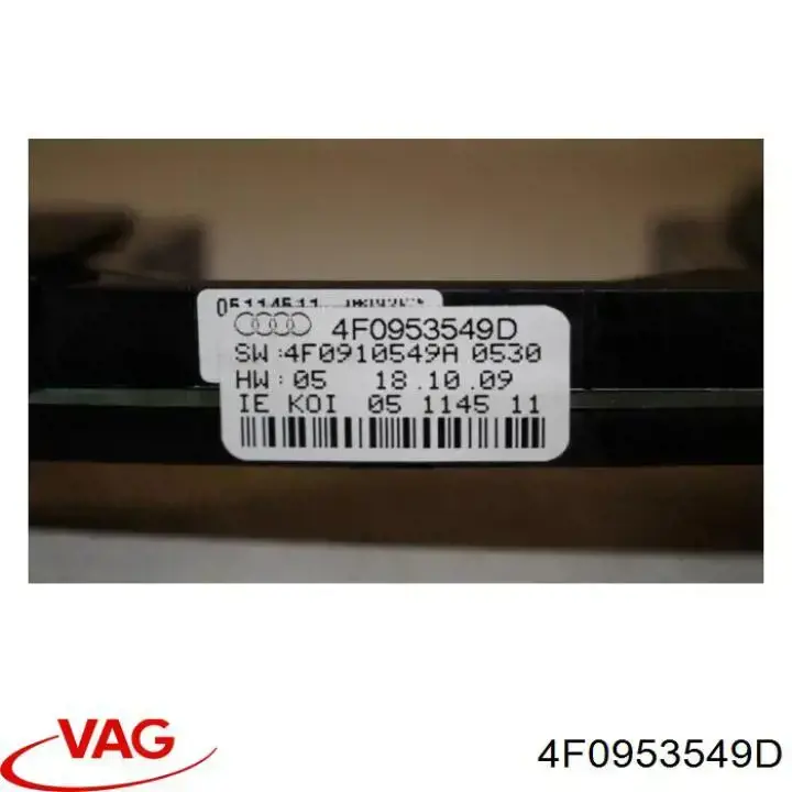 Купити 4F0953549D VAG Модуль керування (ЕБУ) підрульових перемикачів