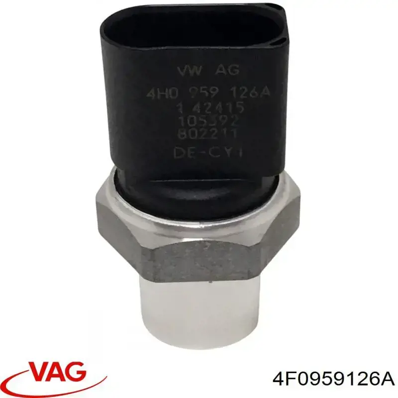 Купити 4F0959126A VAG Датчик тиску кондиціонера