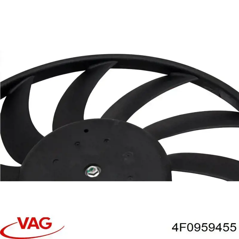 4F0959455 VAG Вентилятор радіатора охолодження, лівий