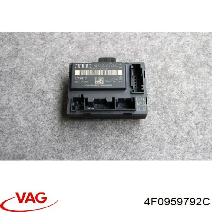 Блок комфорту передніх дверей VAG 4F0959792C ціна, від 12.65 USD