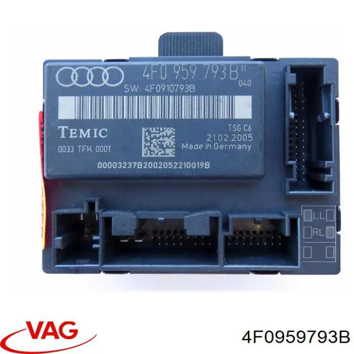 Блок комфорту передніх дверей VAG 4F0959793B ціна, від 11.40 USD