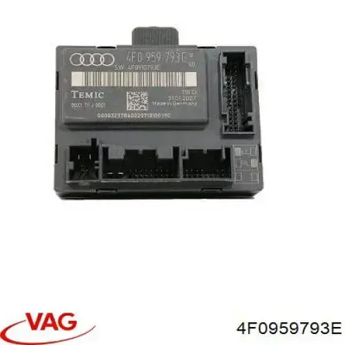 Блок комфорту передніх дверей VAG 4F0959793E ціна, від 7.59 USD