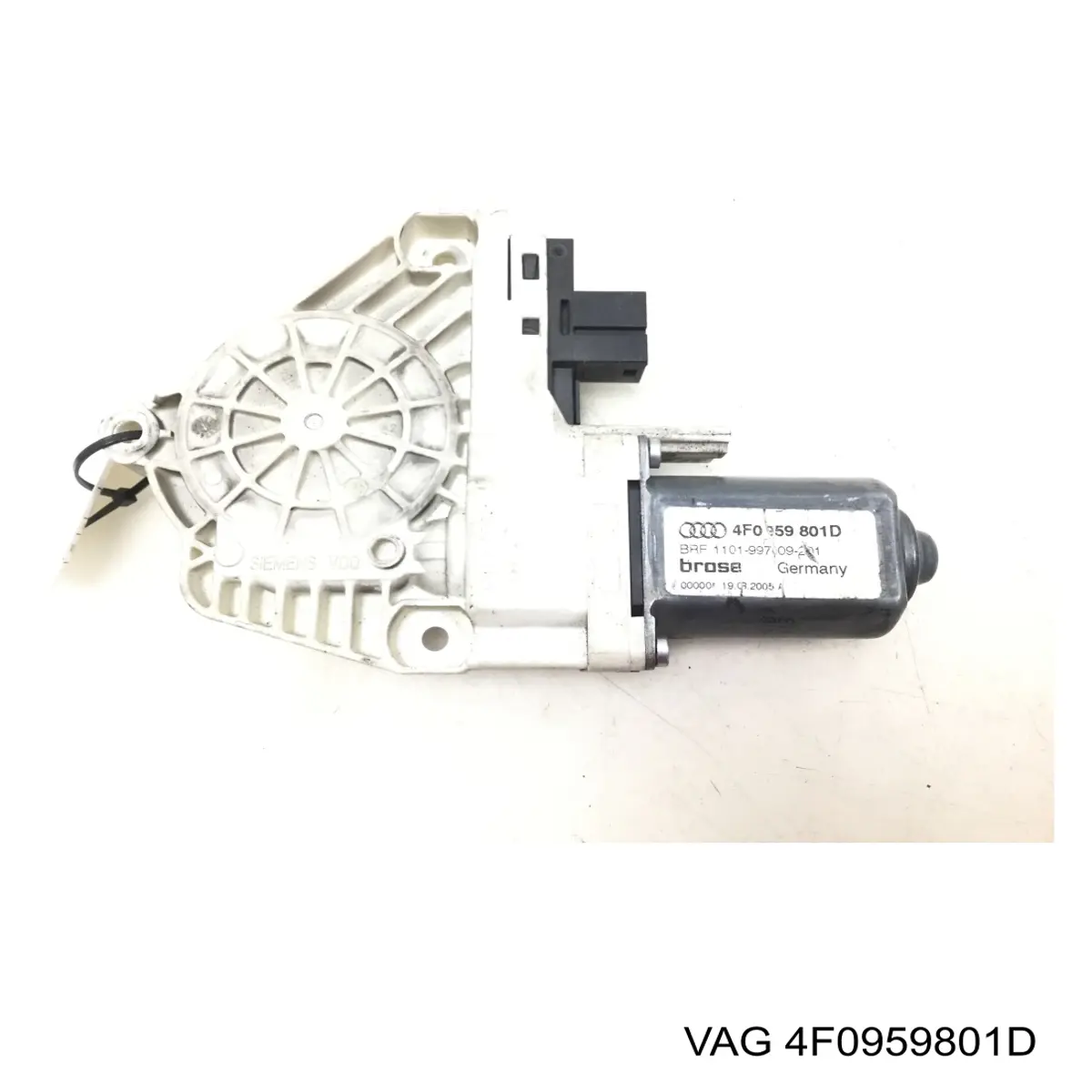 4F0959801D VAG Мотор склопідйомника водійських дверей