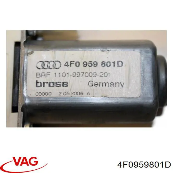 Мотор склопідйомника дверей передніх, лівих VAG 4F0959801D ціна, від 6.33 USD
