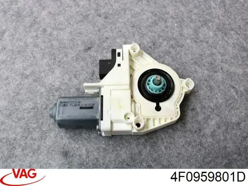 Двигун склопідіймача двері передньої, лівої 4F0959801D VAG