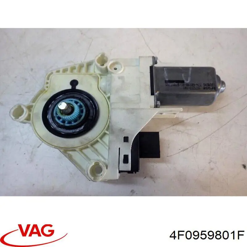 Двигун стеклопод'емника двері задньої, лівої 4F0959801F VAG