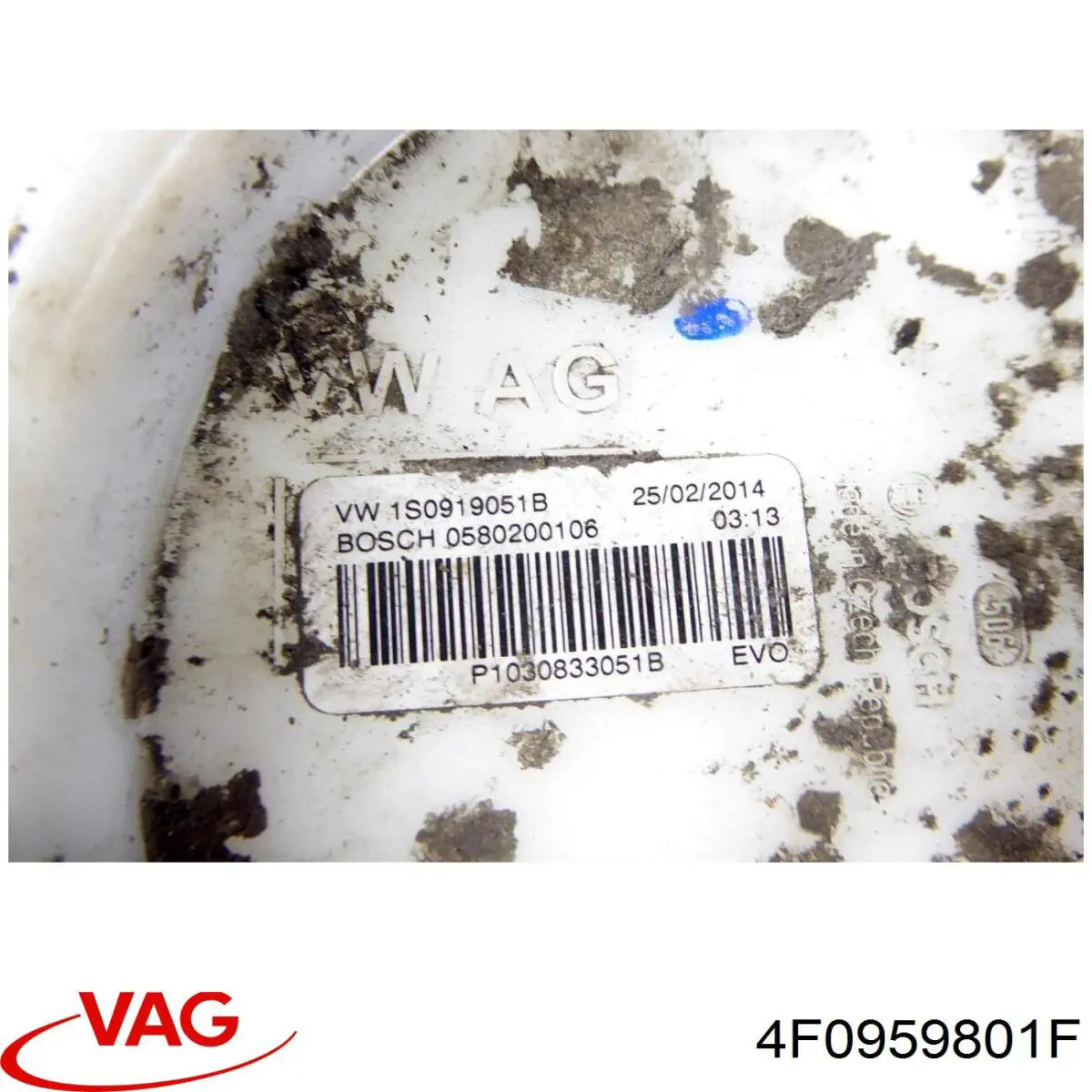 4F0959801F VAG Привід ліфта задній