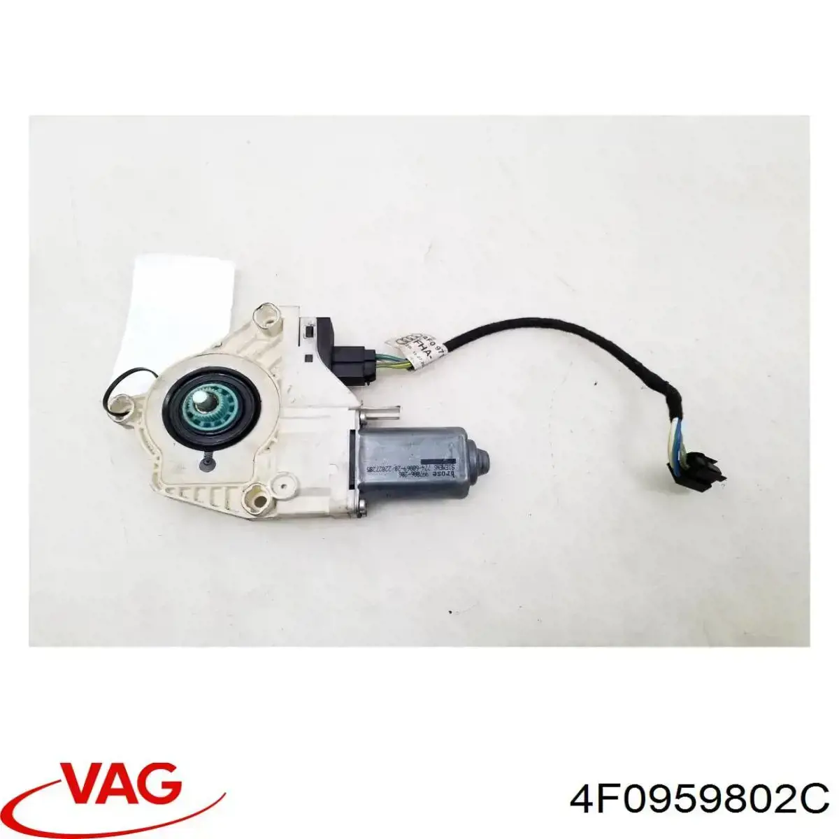 Двигун стеклопод'емника двері задньої, правої 4F0959802C VAG