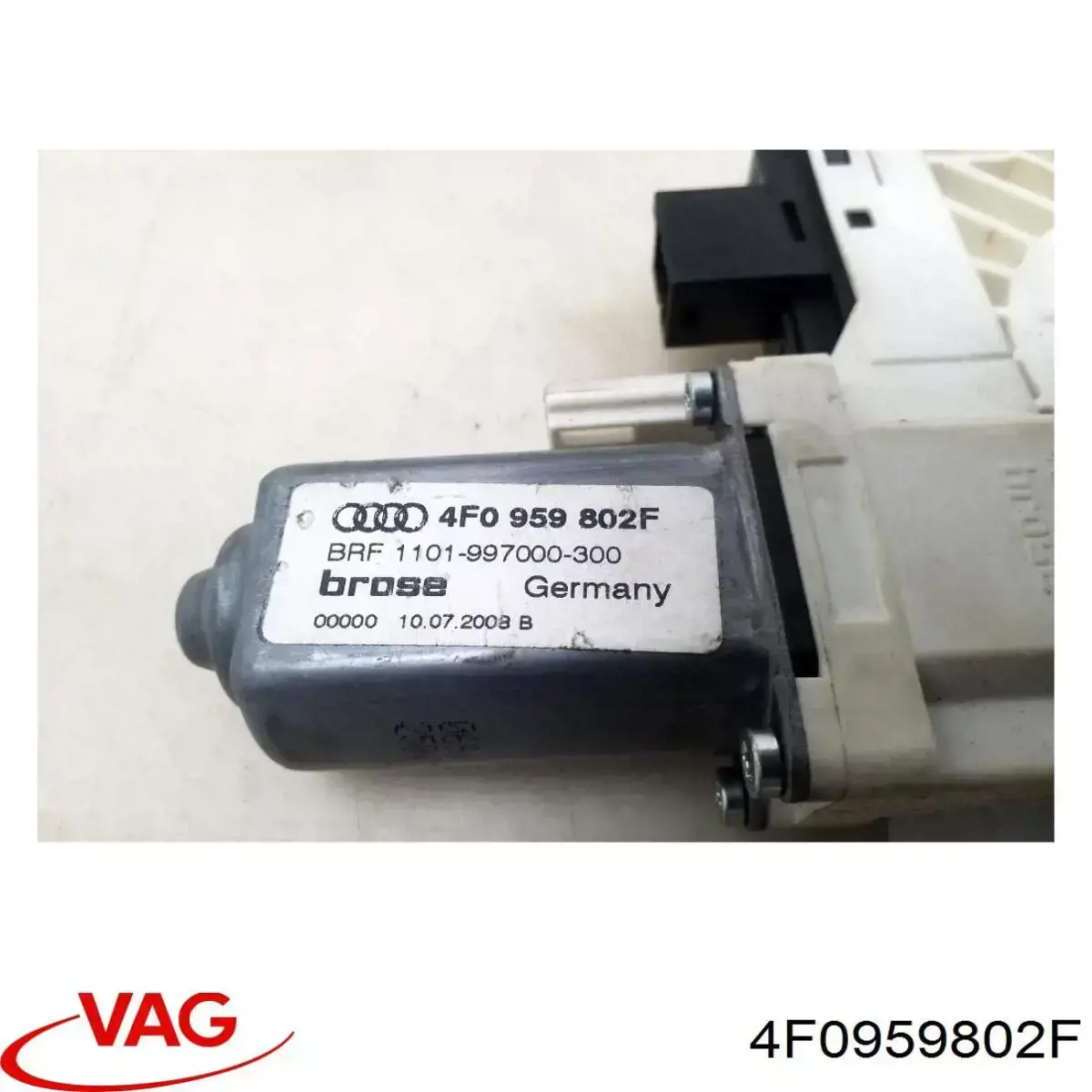 Двигун стеклопод'емника двері задньої, правої 4F0959802F VAG
