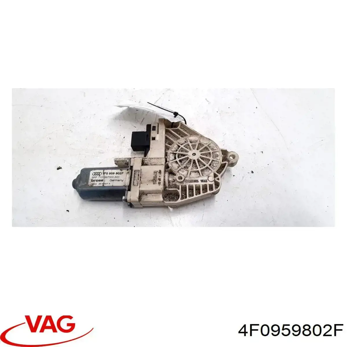 4F0959802F VAG Двигун стеклопод'емника двері задньої, правої