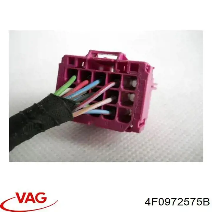 Купити 4F0972575B VAG Роз'єм (фішка) генератора