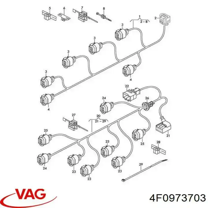 Роз’єм (фішка) універсальний MAK 40493