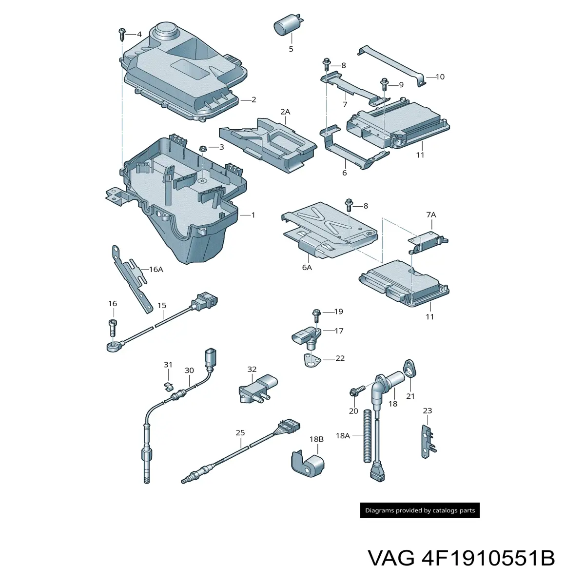 ЕБУ VAG 4F1910551B ціна, від 1522.11 USD